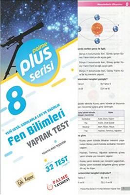 Palme Yayıncılık 8. Sınıf Plus Serisi Fen Bilimleri Yaprak Test - 1