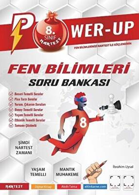 Nartest Yayınevi 8. Sınıf Power-Up Fen Bilimleri Soru Bankası - 1