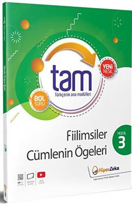 Hiper Zeka Yayınları 8. Sınıf TAM Türkçe 3 - Fiilimsiler ve Cümlenin Ögeleri - 1