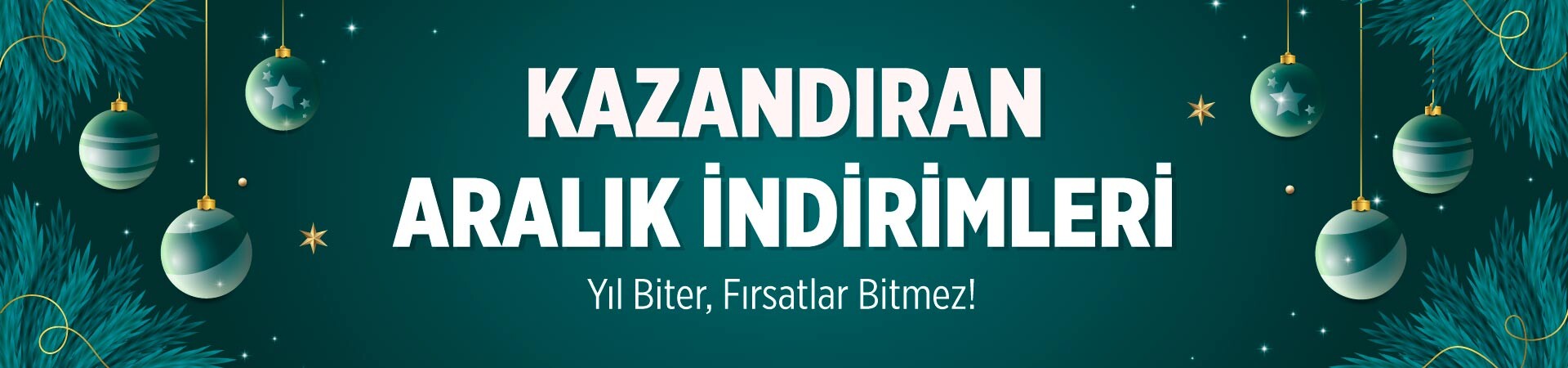 Kazandıran Aralık İndirimleri Kampanyası