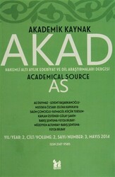 Akad Akademik Kaynak Dergisi Sayı: 3 - 1