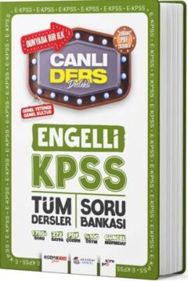 Akademi Denizi Yayıncılık KPSS Genel Kültür Genel Yetenek Engelli Tüm Dersler Soru Bankası - 1