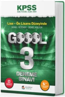 Akademi Denizi Yayıncılık KPSS Lise-Önlisans Goool 3`lü Deneme - 1