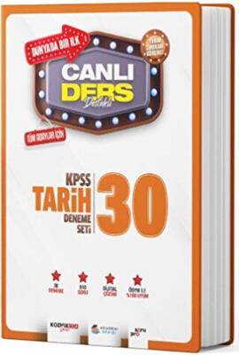 Akademi Denizi Yayıncılık KPSS Tarih Canlı Ders Süper 30 Deneme Seti - 1