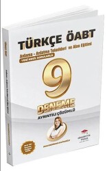 Akademik Masa ÖABT Türkçe Anlama Anlatma Teknikleri ve Alan Eğitimi 9 Deneme Çözümlü - 1