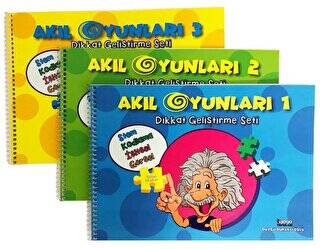 Akıl Oyunları Dikkat Geliştirme Seti 3 Kitap - 1