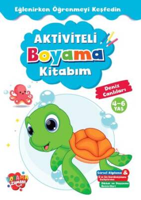 Aktiviteli Boyama Kitabı Deniz Canlıları - 1