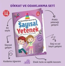 Alora Yayınevi Sayısal Yetenek Matematik Bilişsel Beceri Serisi 4-5 Yaş - 1