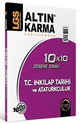 Altın Karma Yayınları - Bayilik Altınkarma LGS 8. Sınıf  T.C. İnkilap Tarihi ve Atatürkçülük  10x10 Branş Deneme - 1