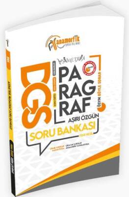 Anamorfik Yayınları 2025 DGS Türkçe Asimetrik Paragraf Konu Özetli Dijital Çözümlü Soru Bankası - 1