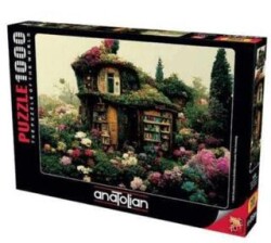 Anatolian Çiçekli Kütüphane 1000 Parça Puzzle - 1