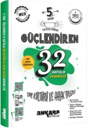 Ankara Yayıncılık 5. Sınıf Din Kültürü ve Ahlak Bilgisi Güçlendiren 32 Haftalık Denemeleri - 1