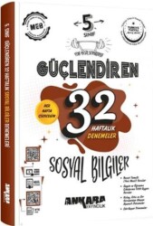 Ankara Yayıncılık 5. Sınıf Sosyal Bilgiler Güçlendiren 32 Haftalık Denemeleri - 1