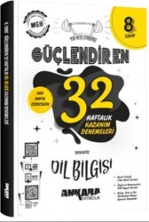 Ankara Yayıncılık 8. Sınıf Dil Bilgisi Güçlendiren Haftalık Kazanım Denemeleri - 1