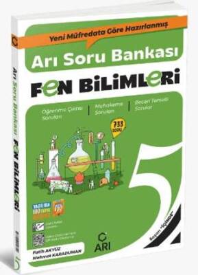 Arı Yayıncılık 2025 5. Sınıf Fen Bilimleri Arı Soru Bankası - 1