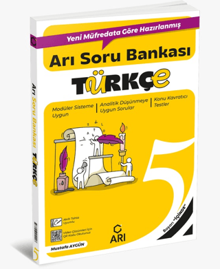 Arı Yayıncılık 5. Sınıf Türkçe Arı Soru Bankası - 1