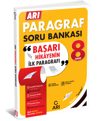 Arı Yayıncılık 8. Sınıf Arı Paragraf Soru Bankası - 1