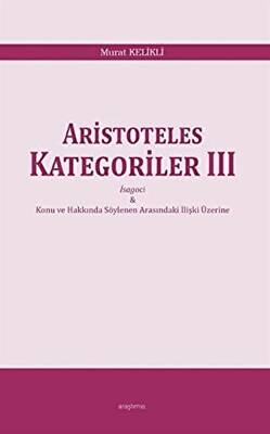 Aristoteles Kategoriler 3 - 1