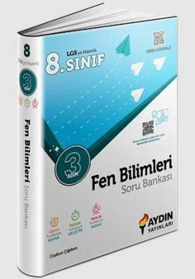 Aydın Yayınları 8. Sınıf Fen Bilimleri Üç Adım Soru Bankası - 1