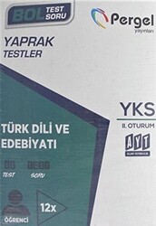 Pergel Yayınları AYT 2.Oturum Türk Dili ve Edebiyatı Kutu Test - 1