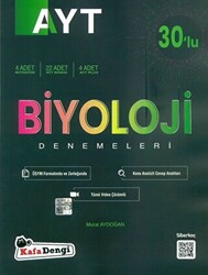 Kafa Dengi Yayınları AYT Biyoloji 30` lu Deneme - 1