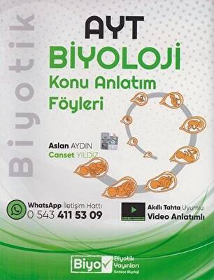 Biyotik Yayınları AYT Biyoloji Konu Anlatım Föyleri - 1