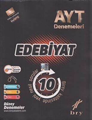 Birey Eğitim Yayınları AYT Edebiyat 10 Deneme Birey Yayınları - 1