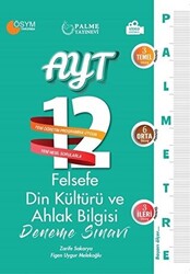 Palme Yayıncılık - Bayilik AYT Felsefe Din Kültürü ve Ahlak Bilgisi Palmetre 12 Deneme Sınavı - 1