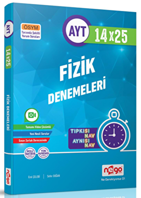 Nego Yayınları AYT Fizik Tamamı Video Çözümlü Branş Deneme - 1