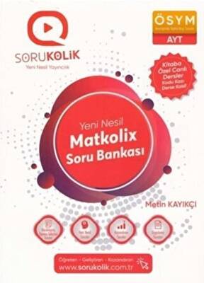 Sorukolik Yayınları AYT Yeni Nesil Matkolix Soru Bankası - 1