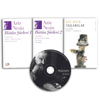 Aziz Nesin`den Şiirler: 3 Kitap 1 CD - 1