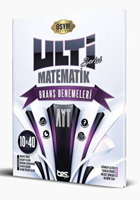 Bes Yayınları AYT Matematik Ulti Serisi Branş Denemeleri - 1