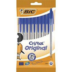 Bic Cristal Medium Tükenmez Kalem Mavi 10`Lu - 1