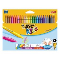 Bic Silinebilir Pastel 24 Renk Kutu - 1