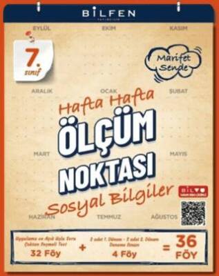 Bilfen Yayıncılık 7. Sınıf Sosyal Bilimler Ölçüm Noktası - 1