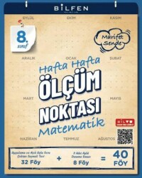 Bilfen Yayıncılık 8. Sınıf Matematik Hafta Hafta Ölçüm Noktası - 1