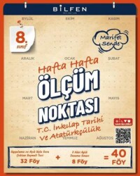 Bilfen Yayıncılık 8. Sınıf T.C. İnkılap Tarihi ve Atatürkçülük Hafta Hafta Ölçüm Noktası - 1