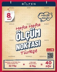 Bilfen Yayıncılık 8. Sınıf Türkçe Hafta Hafta Ölçüm Noktası - 1