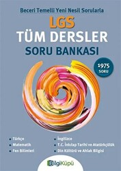 Bilgi Küpü Bilgiküpü LGS Tüm Dersler Soru Bankası - 1