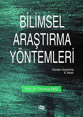 Bilimsel Araştırma Yöntemleri - 1