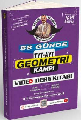 Bıyıklı Matematik 58 Günde TYT AYT Geometri Kampı Video Ders Kitabı - 1