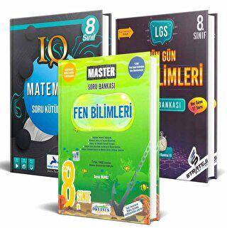 BKM Kitap 8. Sınıf Fen Bilimleri Master Soru Bankası Okyanus + 8. Sınıf LGS Gün Gün Fen Bilimleri Yeni Nesil Soru Bankası + 8. Sınıf IQ Matematik Soru Kütüphanesi 3`lü Set - 1