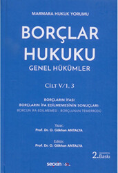 Borçlar Hukuku Genel Hükümler Cilt: V-1, 3 - 1