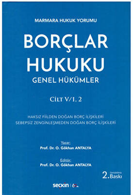 Borçlar Hukuku Genel Hükümler Cilt: V-1,1 - 1