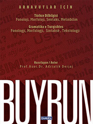 Buyrun - Arnavutlar İçin Türkçe Dilbilgisi - Gramatika e Turqishtes - 1