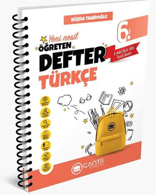 Çanta Yayınları 6. Sınıf Türkçe Okula Yardımcı Öğreten Defter - 1