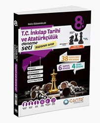 Çanta Yayınları 8. Sınıf T.C. İnkılap Tarihi ve Atatürkçülük Kazanım Sıralı Deneme Seti - 1