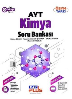 Çap Yayınları AYT Kimya Plus Soru Bankası - 1