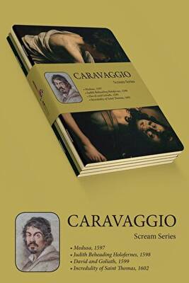 Caravaggio Dörtlü Defter Seti II - Scream Series A6 - 1