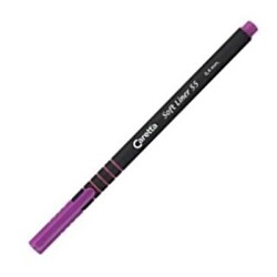 Caretta Soft Liner 55 Keçe Uçlu Kalem Lila 0.4mm - 1